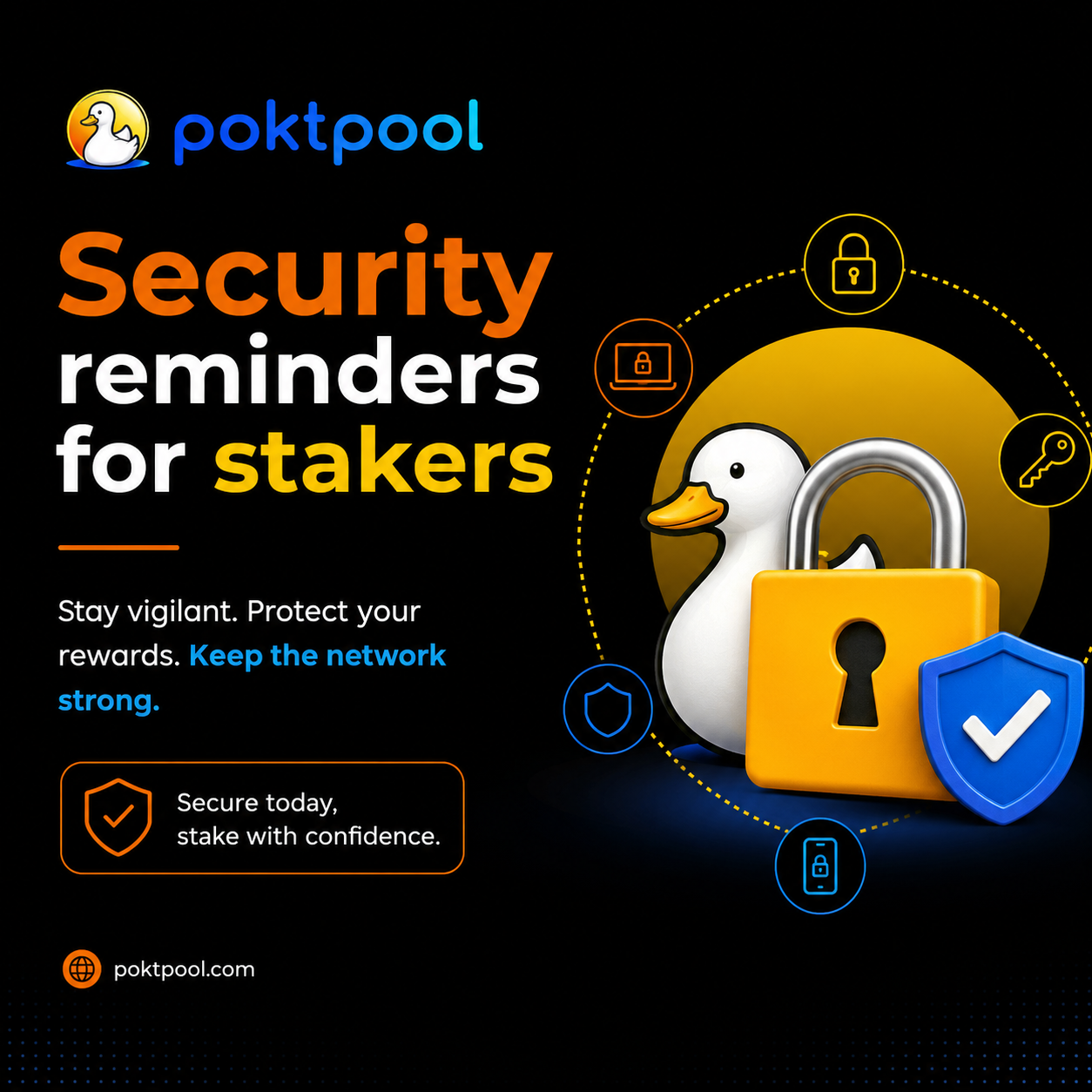 Security reminders for stakers